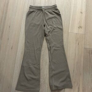 Sunday best waffle flared pants